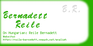 bernadett reile business card